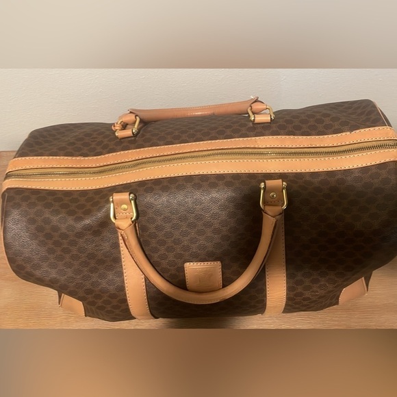 Celine Brown Macadam Boston bag - Picture 2 of 13